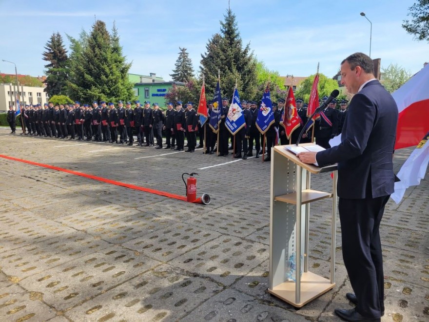 Przemówienie Wojewody Wielkopolskiego w Pile.