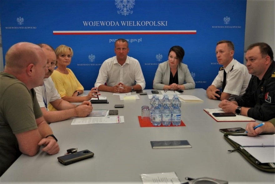 Spotkanie zespołu kryzysowego.