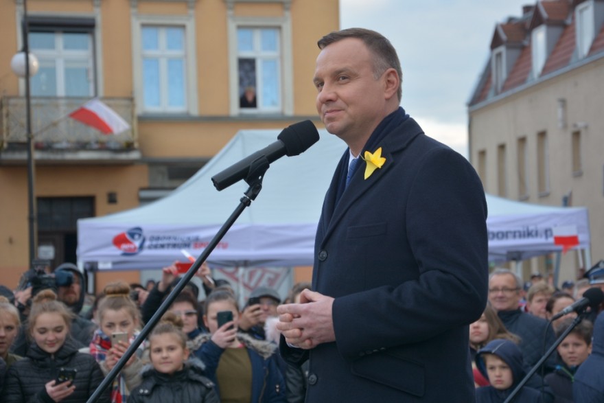 Prezydent wita mieszkańców Obornik.