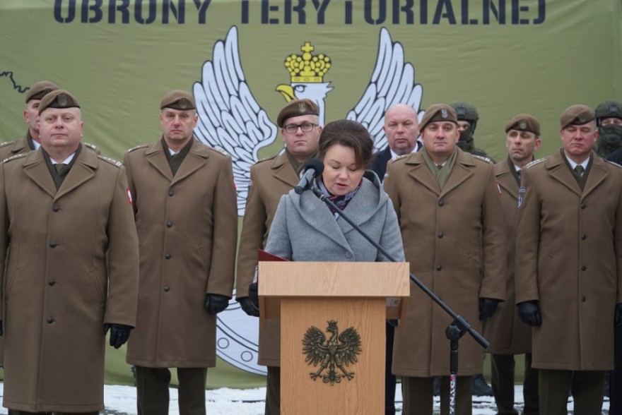 50 rekrutów 12 Wielkopolskiej Brygady Obrony Terytorialnej złożyło przysięgę wojskową