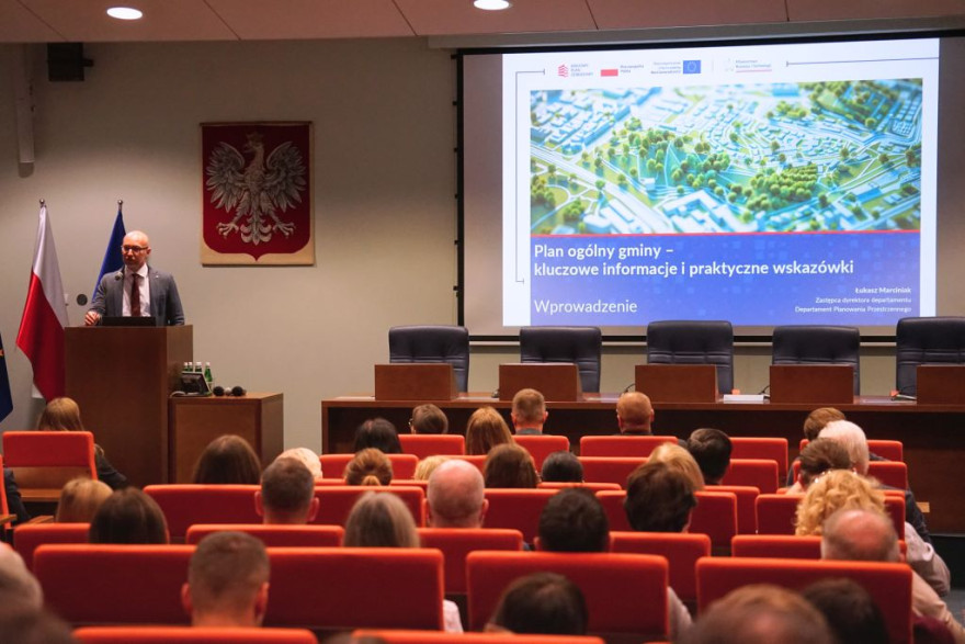 Plan ogólny gmin – konferencja szkoleniowa dla przedstawicieli samorządów miała miejsce w Wielkopolskim Urzędzie Wojewódzkim w Poznaniu.