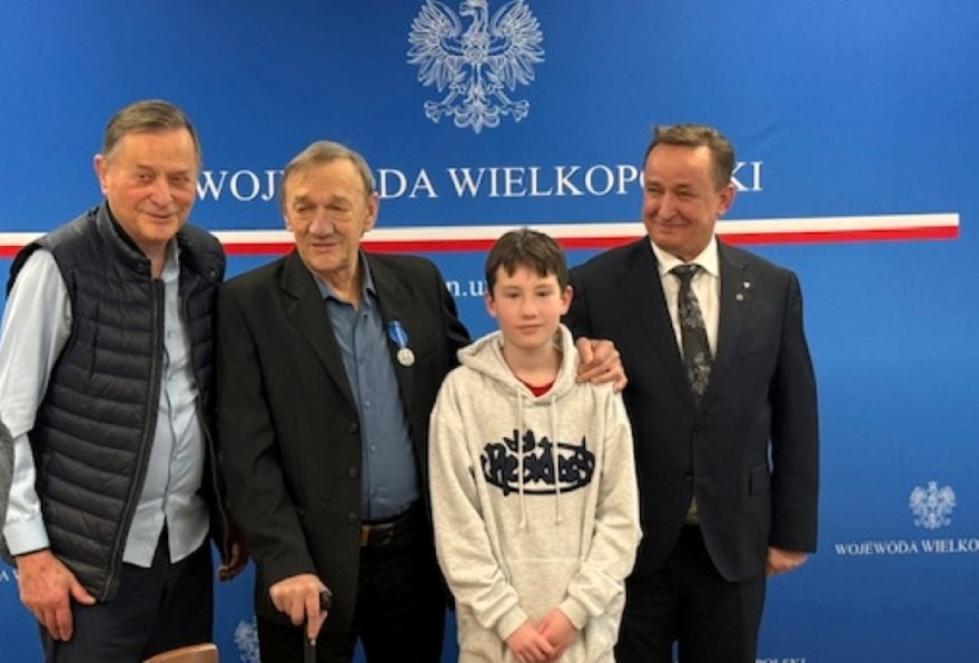 Medal 100-lecia Odzyskania Niepodległości wręczony Franciszkowi Langnerowi