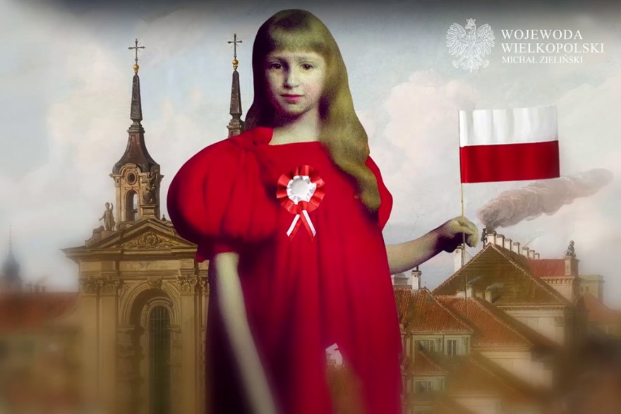 Kadr z filmu Dzień Flagi Rzeczypospolitej Polskiej