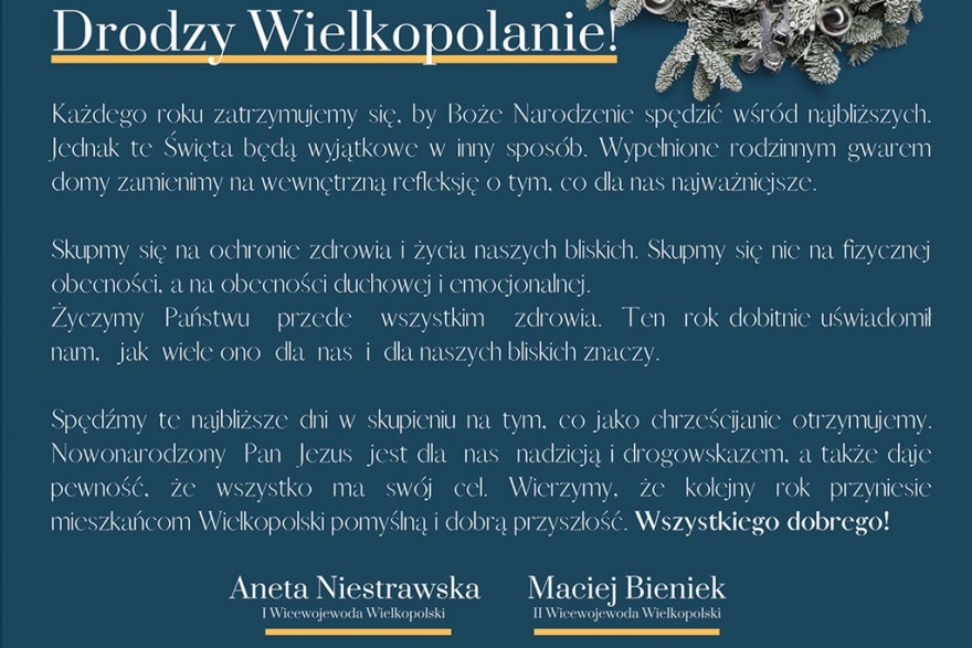 Życzenia świąteczne