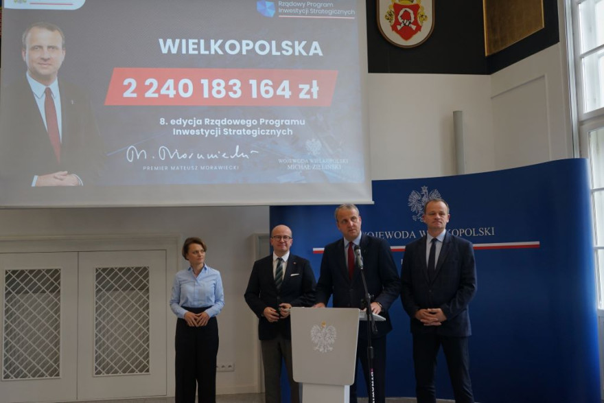 Ponad 2 mld zł dla wielkopolskich samorządów na strategiczne inwestycje