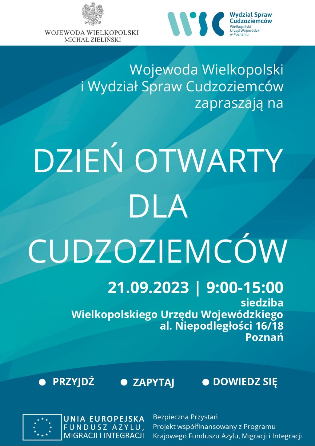 Plakat wydarzenia - strona przednia