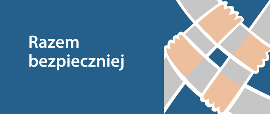Splecione dłonie -  logo programu